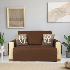 Cuvertură pentru fotoliu 4Home Doubleface maro/bej, 60 x 220 cm, 60 x 220 cm