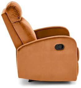 Fotoliu recliner Wonder velvet cinnamon H98 cm