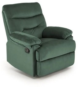 Fotoliu Recliner DRAGER Catifea Verde