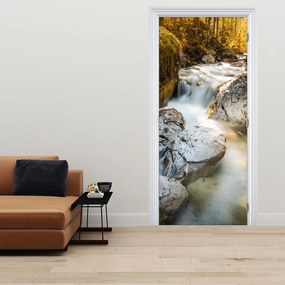 Fototapet pentru ușă - Pârâu de munte (95x205cm)