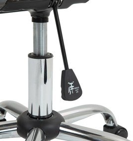 HOMCOM Scaun de birou, fotoliu de birou ergonomic, înălțime reglabilă, șezut și spătar umplute, gri | Aosom Romania