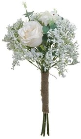 Buchet flori White Roses 38 cm