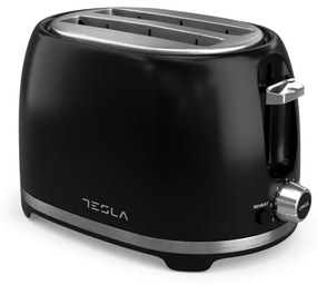 Prajitor de paine Tesla TS200BX, 850W, 7 trepte, 2 felii, Centrare, Dezghetare, Negru