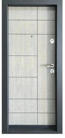 Usa metalica de apartament cu izolatie si vizor Novo Doors First Class NDS01, Deschidere Stanga Dreapta, Dimensiune 200X88 cm, Tabla 12 mm, Kit