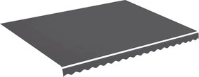 vidaXL Material de rezervă copertină, antracit, 4,5x3,5 m