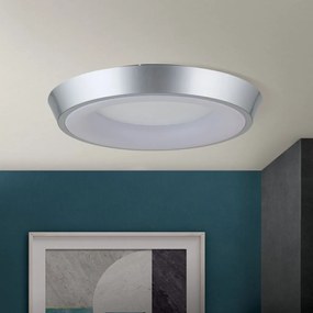Plafoniera LED design circular LOOK argintie