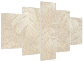 Tablou - Frunze în textură (150x105 cm)