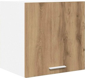 vidaXL Dulap suspendat cu ușă Stejar Artisan și Alb 40 x 31 x 40 cm