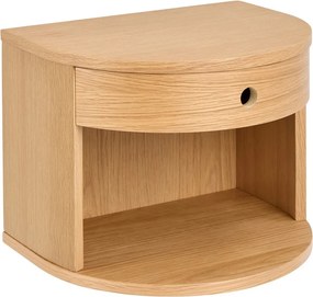 Noptieră în culoare naturală deschisă cu aspect de lemn de stejar Paron – Actona