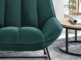 Fotoliu Bertie (verde + fag negru). 1109880