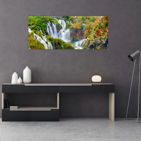 Tablou - Parcul Național Lacurile Plitvice (120x50 cm)