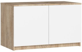 Suprastructură pentru dulap Sashka  (Stejar sonoma + Alb). 1069949