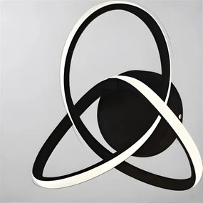 Aplica LED de perete INDIGO, 14W, 230V, neagră