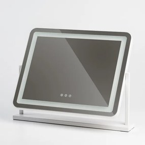 BRILAGI - oglindă de machiaj LED CALIFORNIA cu reglare a intensității LED/25W/230V 55x44 cm albă