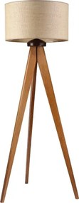 Lampadar AIDA 1xE27/15W/230V stejar/rafie