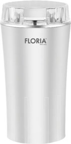 Rasnita de cafea Floria ZLN2398, Putere 350W, Capacitate 250ml, 60g, Lame din otel inoxidabil, Alb