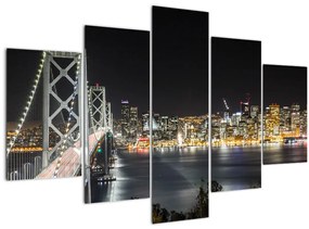 Tablou cu podul Brooklin și New York (150x105 cm)