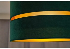 Plafonieră Duolla DUO 1xE27/40W/230V d. 40 cm verde/auriu