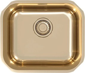 Chiuveta inox Alveus Monarch Variant 40 finisaj bronz 34x40 cm