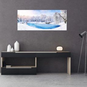 Tablou - Lac de gheață (120x50 cm)