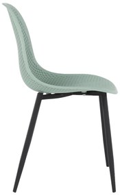 Scaun dining, verde negru, TEGRA TYP 2