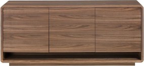 Comoda design LUX cu 3 usi Walnut