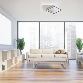 Plafonieră LED RGBW dimabilă JUST LIGHT. 11327-95 RENDA LED/31W/230V + telecomandă