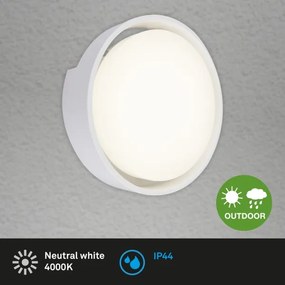 Aplică LED de exterior GENUA LED/18W/230V IP44 alb Briloner 3019-016