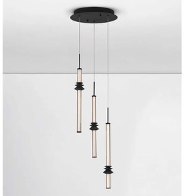 Lustra cu 3 pendule LED design modern ATMOSFERA