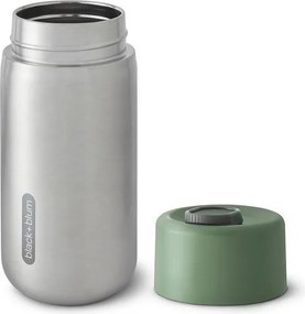 Cană termos argintie din oțel inoxidabil 340 ml – Black + Blum