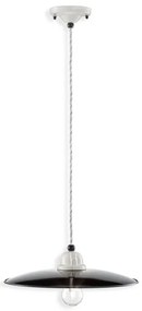 Lustra, Pendul design retro realizata manual B&amp;W, diametru 35cm