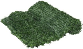 vidaXL Gard cu iarbă artificială, verde, 1x10 m