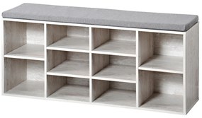 Kesper 15931 Botier cu scaun, alb, 103,5 x 48 x29,5 cm