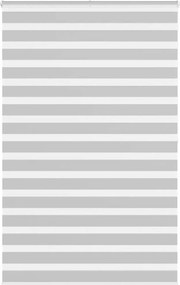 vidaXL Jaluzea tip zebra gri deschis lățime țesătură 140,9cm poliester