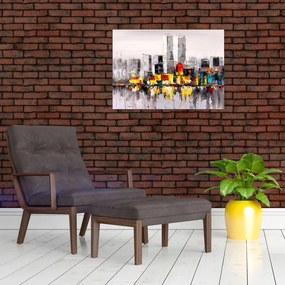 Tablou -Pictura orașului (70x50 cm)