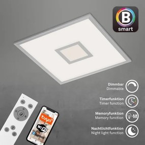 Plafonieră LED RGB dimabilă Brilo CENTRO LED/24W/230V Wi-Fi Tuya + telecomandă