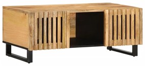 vidaXL Măsuță de cafea, 100x55x40 cm, lemn masiv de mango brut