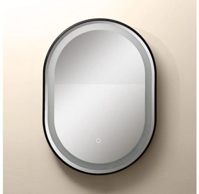 Oglindă LED retroiluminată pentru baie Zuma Line D2383 24W/230V 3000/4000/6000K IP44 negru