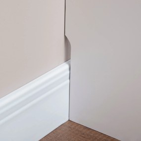 Capac pentru radiator modern din MDF si otel, 120x18x84cm, alb HOMCOM | Aosom Romania