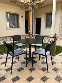 TODO Galben - SCAUN MODERN PENTRU BUCĂTĂRII, GRĂDINI, CAMERE DE CAFEA (FIXE)