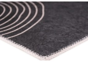 Covor gri antracit lavabil 120x160 cm – Vitaus