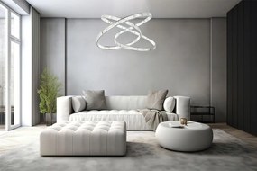 Lustra LED moderna design deosebit CHARMES 130 crom