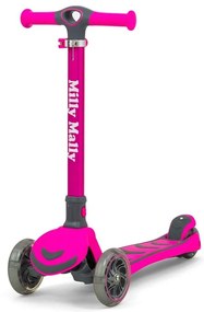 Trotinetă copii Milly Mally Scooter Boogie roz, 80,6 x 59 x 25 cm