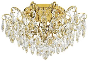 Lustră aplicată FENOULLET 6xE14/25W/230V aurie Eglo 39602