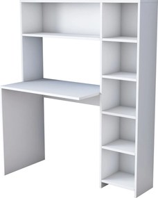 Birou HA104, alb, PAL melaminat, 80x40x75 cm