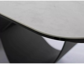 Masa extensibila Infinity Ceramic Nature Cloud alb/negru L160-240xl95 cm