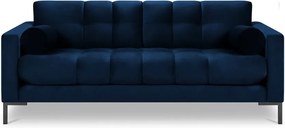 Canapea din catifea Cosmopolitan Design Bali, albastru închis