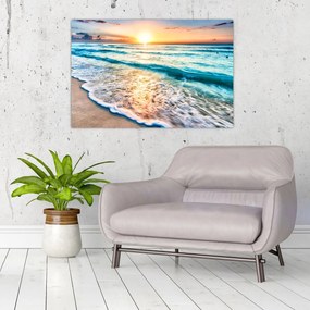 Tablou - Plaja de la mare (90x60 cm)