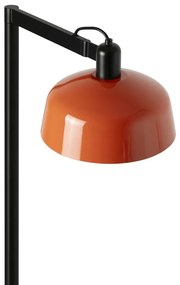Lampadar de podea metal TATAWIN negru, orange