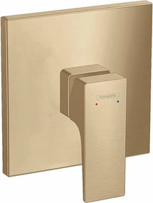 Baterie dus incastrata Hansgrohe Metropol bronz periat